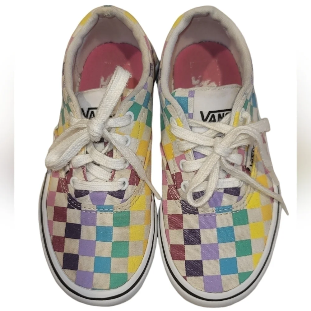 Vans multicolored checked lace-up sneakers